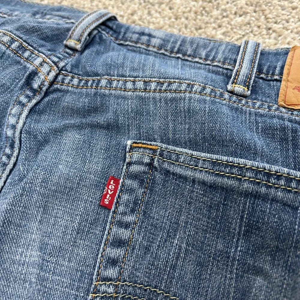 Levi's‎ 505 Regular Fit Jeans 40x32 (Fits 40X29) Blue Medium Wash Straight Denim
